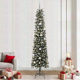 Árbol de Navidad artificial con 300 LED Verde 58 x 58 x 240 cm