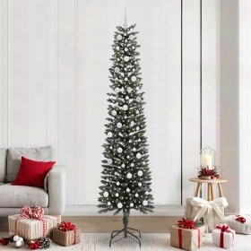 Árbol de Navidad artificial con 300 LED Verde 58 x 58 x 240 cm