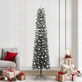 Árbol de Navidad artificial con 300 LED Verde 58 x 58 x 240 cm