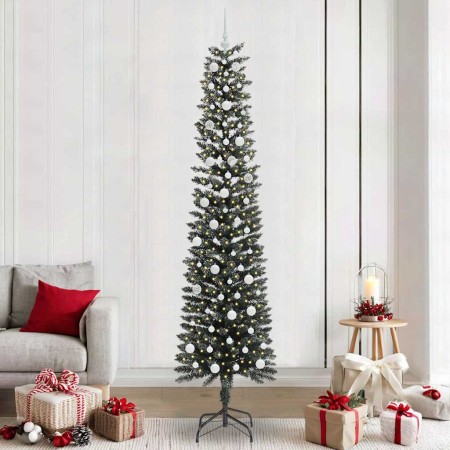 Árbol de Navidad artificial con 300 LED Verde 58 x 58 x 240 cm