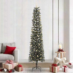 Árbol de Navidad artificial con 300 LED Verde 58 x 58 x 240 cm