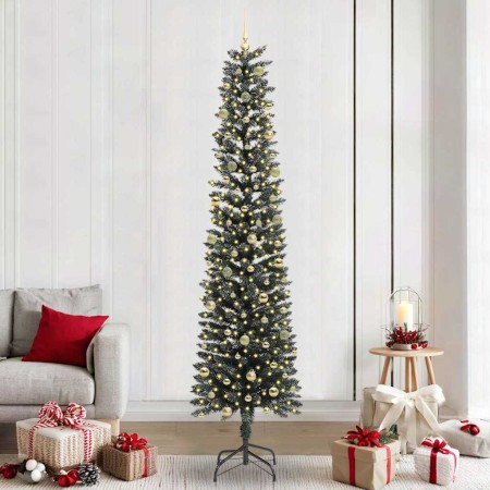Árbol de Navidad artificial con 300 LED Verde 58 x 58 x 240 cm