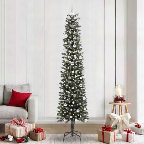 Árbol de Navidad artificial con 300 LED Verde 58 x 58 x 240 cm