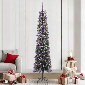 Árbol de Navidad artificial con 300 LED Verde 58 x 58 x 240 cm