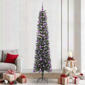 Árbol de Navidad artificial con 300 LED Verde 58 x 58 x 240 cm