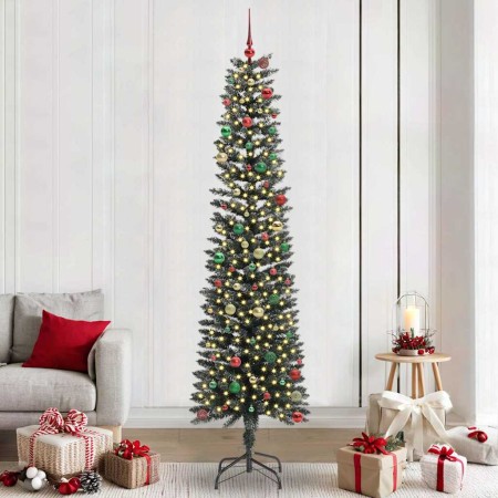 Árbol de Navidad artificial con 300 LED Verde 58 x 58 x 240 cm
