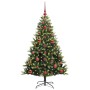 Árbol de Navidad Artificial Articulado 150 LEDs Verde 120 cm