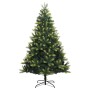 Árbol de Navidad Artificial Articulado 150 LEDs Verde 120 cm