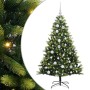 Árbol de Navidad Artificial Articulado 150 LEDs Verde 120 cm