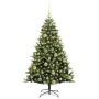 Árbol de Navidad Artificial Articulado 150 LEDs Verde 120 cm
