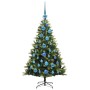 Árbol de Navidad Artificial Articulado 150 LEDs Verde 120 cm