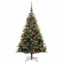 Árbol de Navidad Artificial Articulado 150 LEDs Verde 150 cm
