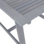 Garten-Esstisch aus massivem grauem Akazienholz 88x88x74 cm von vidaXL, Gartentische - Ref: Foro24-312410, Preis: 114,77 €, R...