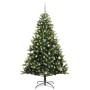 Árbol de Navidad Artificial Articulado 150 LEDs Verde 150 cm