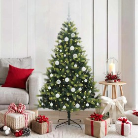Árbol de Navidad Artificial Articulado 150 LEDs Verde 150 cm