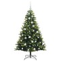 Árbol de Navidad Artificial Articulado 150 LEDs Verde 150 cm