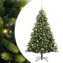Árbol de Navidad Artificial Articulado 150 LEDs Verde 150 cm