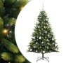 Árbol de Navidad Artificial Articulado 150 LEDs Verde 150 cm