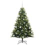 Árbol de Navidad Artificial Articulado 150 LEDs Verde 150 cm