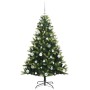 Árbol de Navidad Artificial Articulado 150 LEDs Verde 150 cm