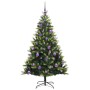 Árbol de Navidad Artificial Articulado 150 LEDs Verde 150 cm