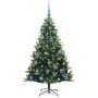 Árbol de Navidad Artificial Articulado 150 LEDs Verde 150 cm