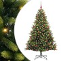 Árbol de Navidad Artificial Articulado 300 LEDs Verde 180 cm