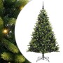Árbol de Navidad Artificial Articulado 300 LEDs Verde 180 cm