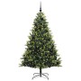 Árbol de Navidad Artificial Articulado 300 LEDs Verde 180 cm