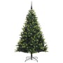 Árbol de Navidad Artificial Articulado 300 LEDs Verde 180 cm