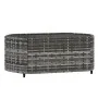 3-teiliges Gartenmöbel-Set und graue synthetische Rattankissen von vidaXL, Outdoor-Sofas - Ref: Foro24-319855, Preis: 177,08 ...