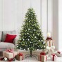 Árbol de Navidad Artificial Plegable 300 LEDs Verde 180 cm