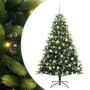 Árbol de Navidad Artificial Plegable 300 LEDs Verde 180 cm
