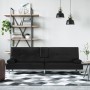 Schlafsofa mit Getränkehalter aus schwarzem Kunstleder von vidaXL, Sofas - Ref: Foro24-351926, Preis: 314,03 €, Rabatt: %