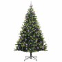 Árbol de Navidad Artificial Plegable 300 LEDs Verde 180 cm