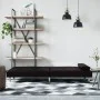 Schlafsofa mit Getränkehalter aus schwarzem Kunstleder von vidaXL, Sofas - Ref: Foro24-351926, Preis: 309,32 €, Rabatt: %