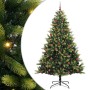 Árbol de Navidad Artificial Articulado 300 LEDs Verde 210 cm