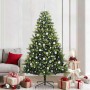 Árbol de Navidad Artificial Articulado 300 LEDs Verde 210 cm