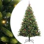 Árbol de Navidad Artificial Plegable 300 LEDs Verde 210 cm en Arboles de navidad | Comprar online en Foro24