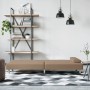 Schlafsofa aus Cappuccino-Kunstleder mit Getränkehalter von vidaXL, Sofas - Ref: Foro24-351929, Preis: 301,08 €, Rabatt: %