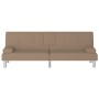 Schlafsofa aus Cappuccino-Kunstleder mit Getränkehalter von vidaXL, Sofas - Ref: Foro24-351929, Preis: 301,08 €, Rabatt: %