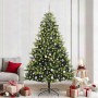 Árbol de Navidad Artificial Plegable 300 LEDs Verde 240 cm
