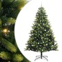 Árvore de Navidad Artificial Articulada 300 LEDs Verde 240 cm