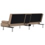 Schlafsofa aus Cappuccino-Kunstleder mit Getränkehalter von vidaXL, Sofas - Ref: Foro24-351929, Preis: 301,08 €, Rabatt: %