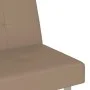 Sofá cama con portavasos cuero sintético color capuchino de vidaXL, Sofás - Ref: Foro24-351929, Precio: 296,93 €, Descuento: %