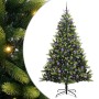 Árbol de Navidad Artificial Plegable 300 LEDs Verde 240 cm
