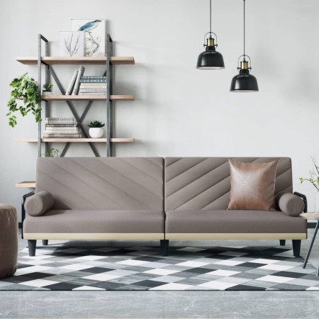 Sofa bed with armrests taupe gray fabric by vidaXL, Sofas - Ref: Foro24-351936, Price: 284,10 €, Discount: %