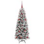 Árbol de Navidad artificial con 150 LED 53 x 53 x 120 cm