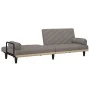 Sofa bed with armrests taupe gray fabric by vidaXL, Sofas - Ref: Foro24-351936, Price: 278,86 €, Discount: %