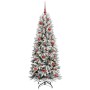 Árbol de Navidad artificial con 150 LED 63 x 63 x 150 cm